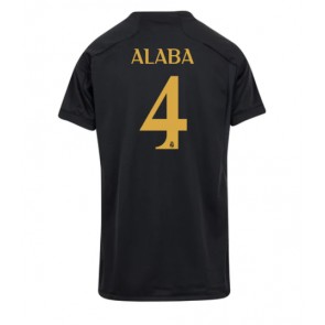 Real Madrid David Alaba #4 Tredje trøje Dame 2023-24 Kort ærmer